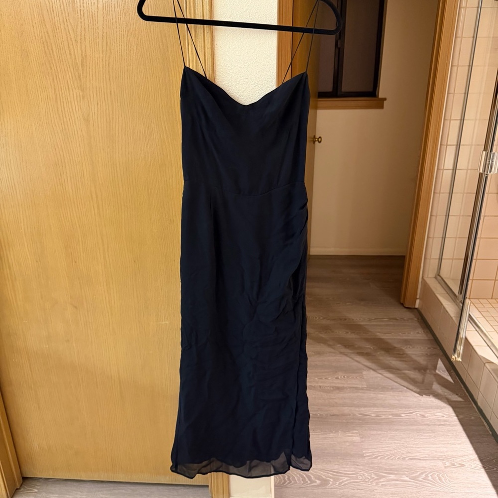 Reformation Juliette Black Evening Dress